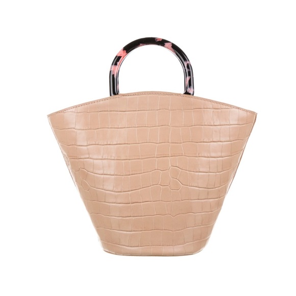 Loeffler Randall Croc Embossed Bucket Bag - Picture 5 of 5
